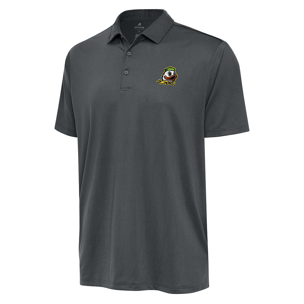 Men's Antigua Pewter Oregon Ducks Big & Tall Ellipse Polo
