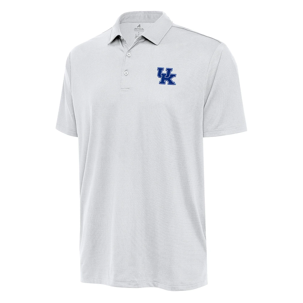 Men's Antigua White Kentucky Wildcats Big & Tall Ellipse Polo