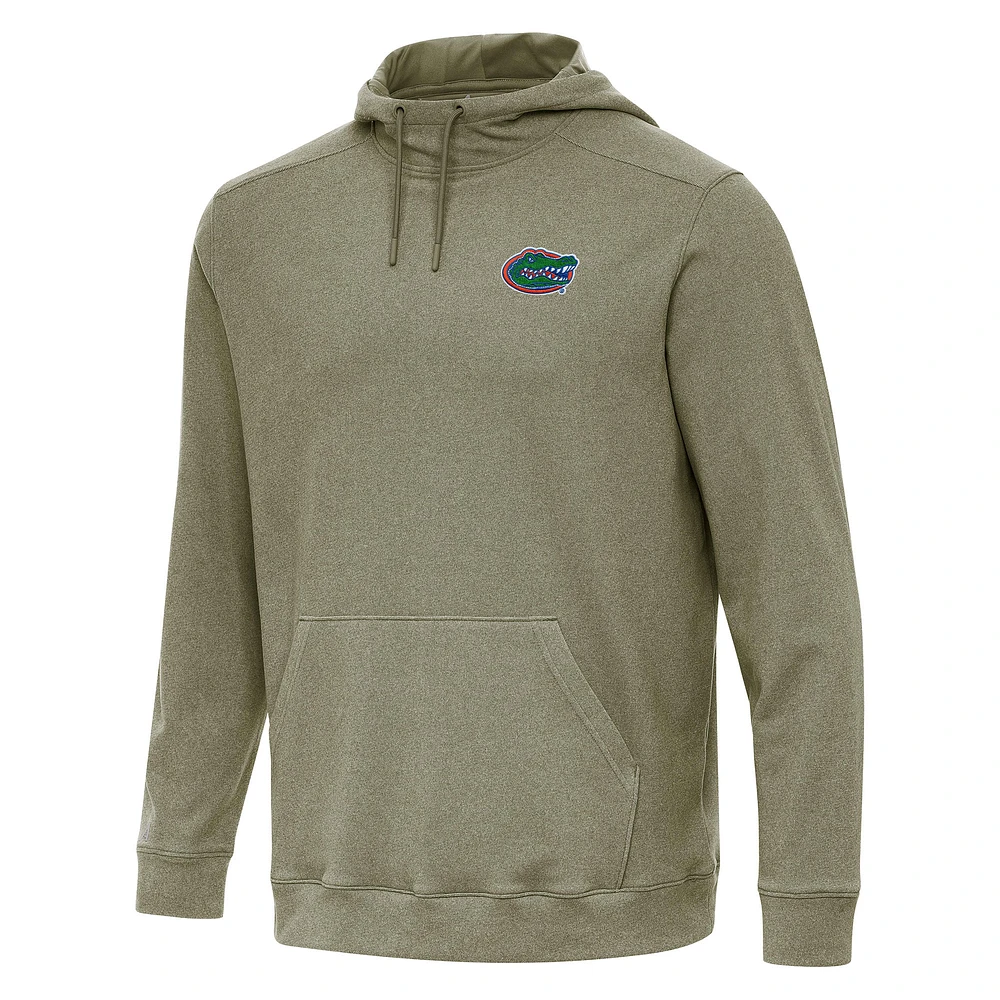 Men's Antigua Olive Florida Gators Cloud Pullover Hoodie