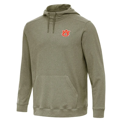 Men's Antigua Olive Auburn Tigers Cloud Pullover Hoodie