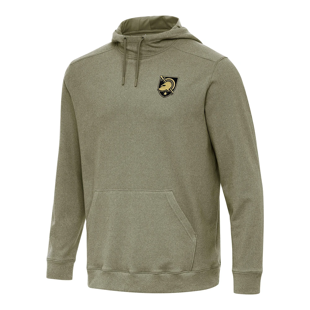 Men's Antigua Olive Army Black Knights Cloud Pullover Hoodie