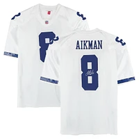 Troy Aikman Dallas Cowboys Autographed Mitchell & Ness White Authentic Jersey with "HOF 06" Inscription