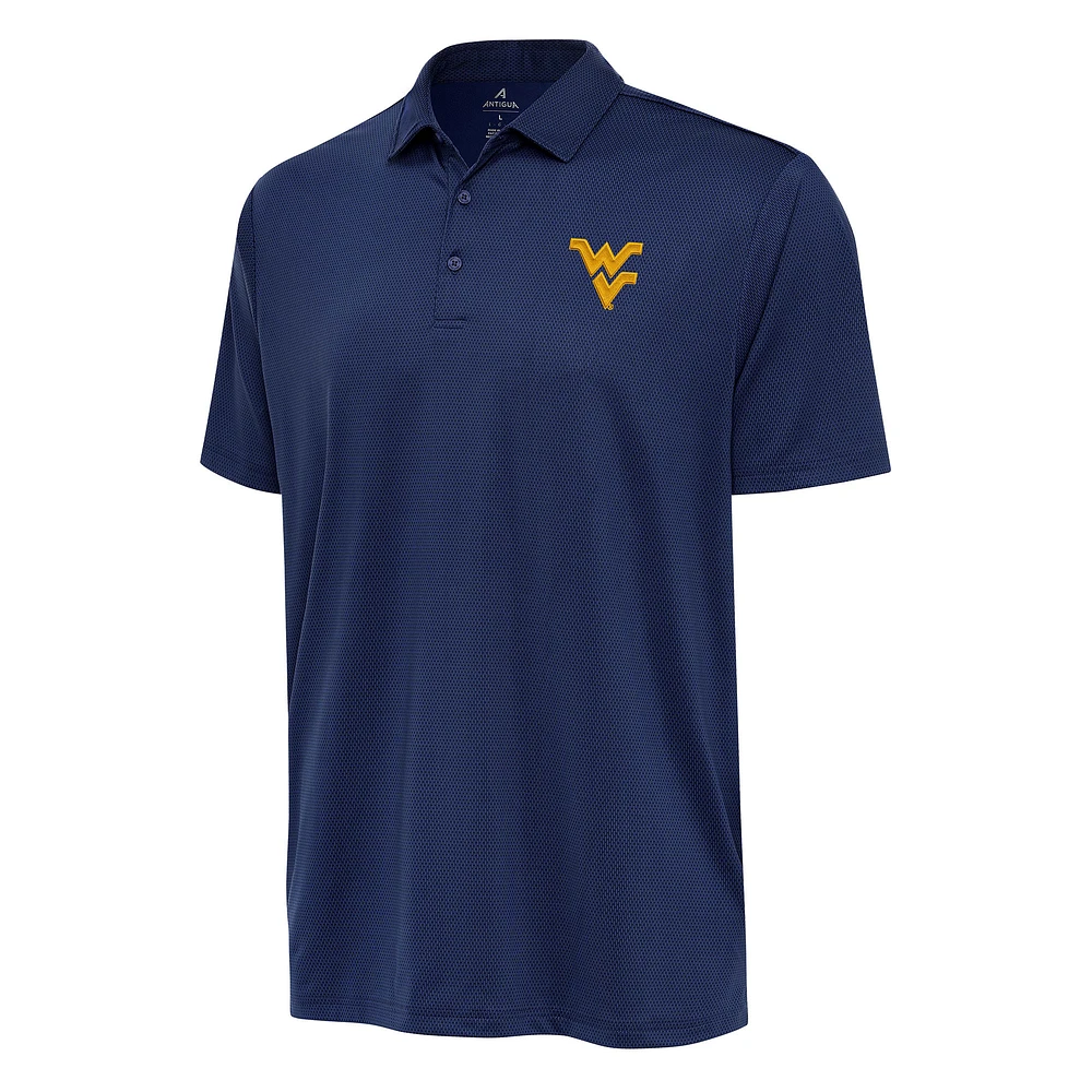 Men's Antigua Navy West Virginia Mountaineers Big & Tall Ellipse Polo