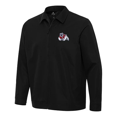 Men's Antigua Fresno State Bulldogs Pivot Full-Zip Jacket