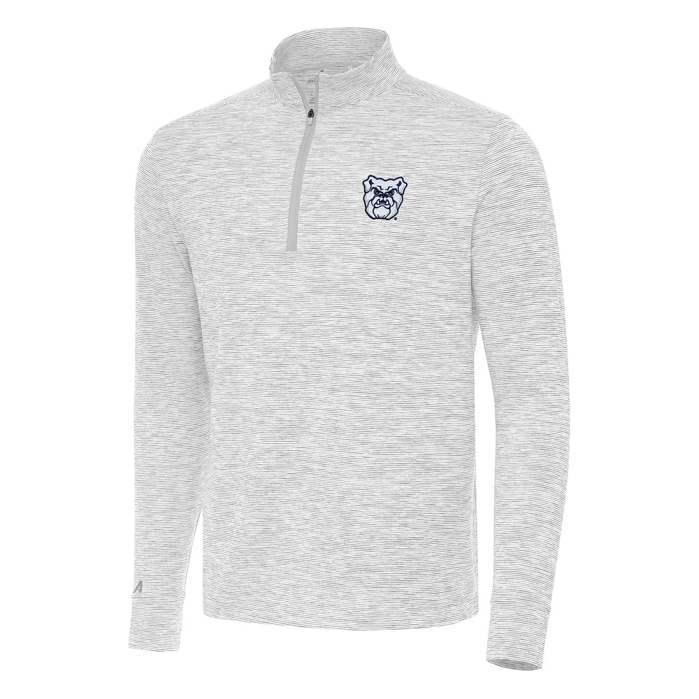 Men's Antigua Gray Butler Bulldogs Cause Quarter-Zip Top