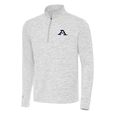 Men's Antigua Gray Akron Zips Cause Quarter-Zip Top