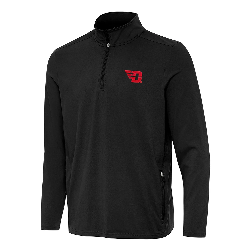 Men's Antigua Dayton Flyers Perilous Quarter-Zip Sweatshirt