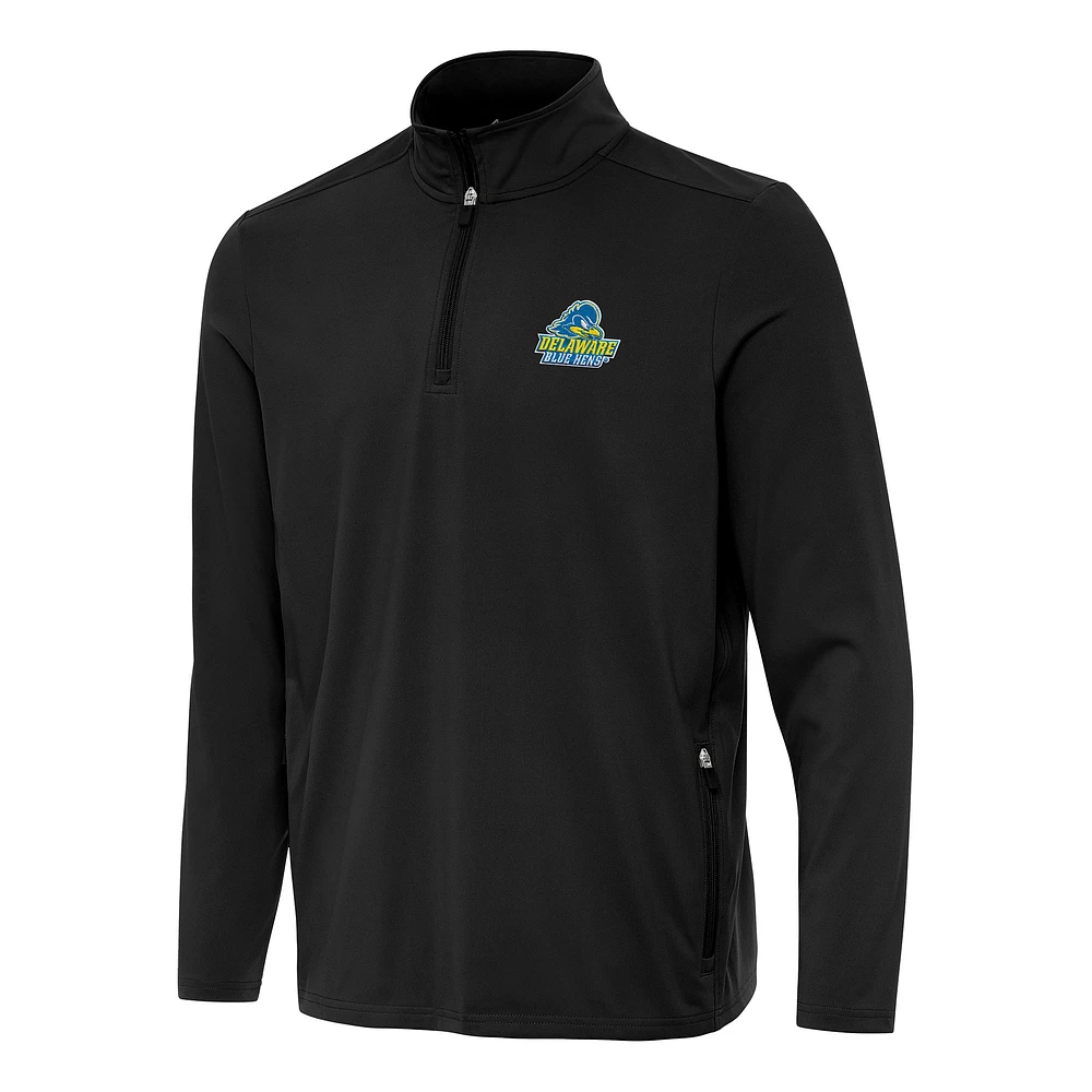 Men's Antigua Delaware Fightin' Blue Hens Perilous Quarter-Zip Sweatshirt