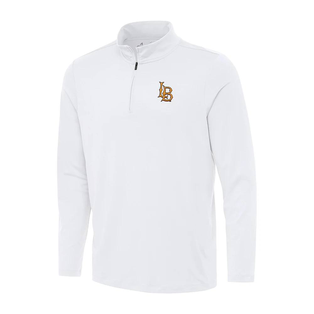 Men's Antigua Cal State Long Beach The Reprocess Quarter-Zip Top