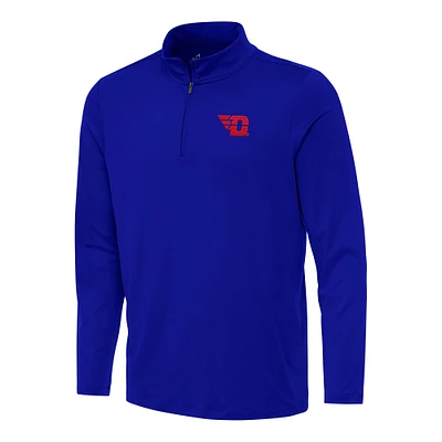 Men's Antigua Royal Dayton Flyers Reprocess Quarter-Zip Top