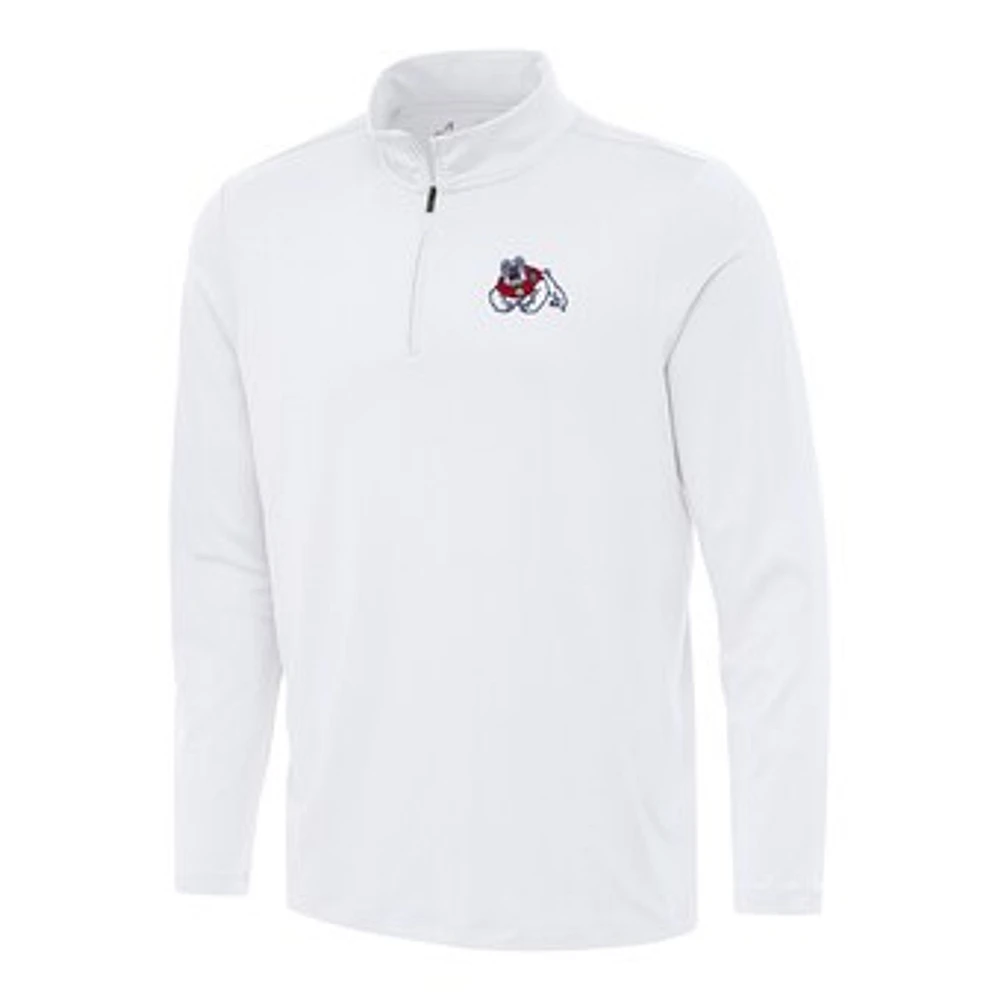 Men's Antigua Fresno State Bulldogs Reprocess Quarter-Zip Top