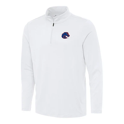 Men's Antigua Boise State Broncos Reprocess Quarter-Zip Top