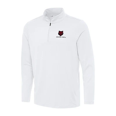 Men's Antigua Arkansas State Red Wolves Reprocess Quarter-Zip Top