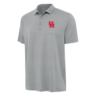 Men's Antigua Gray Houston Cougars Reprocess Polo