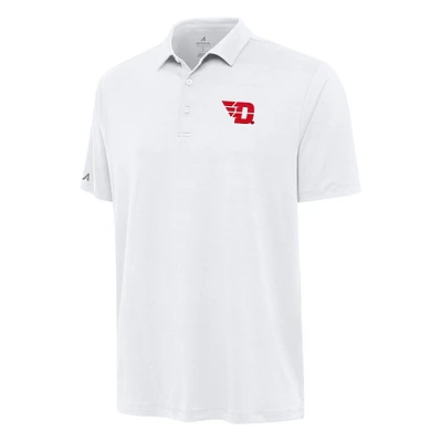 Men's Antigua White Dayton Flyers Reprocess Polo
