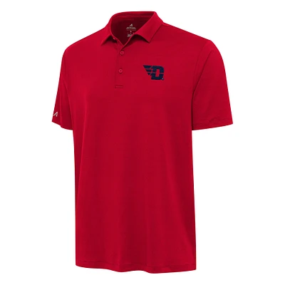 Men's Antigua Red Dayton Flyers Reprocess Polo