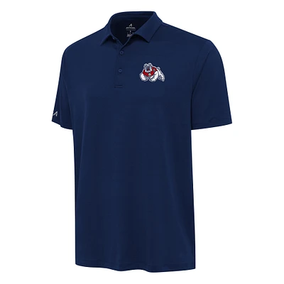 Men's Antigua Navy Fresno State Bulldogs Reprocess Polo