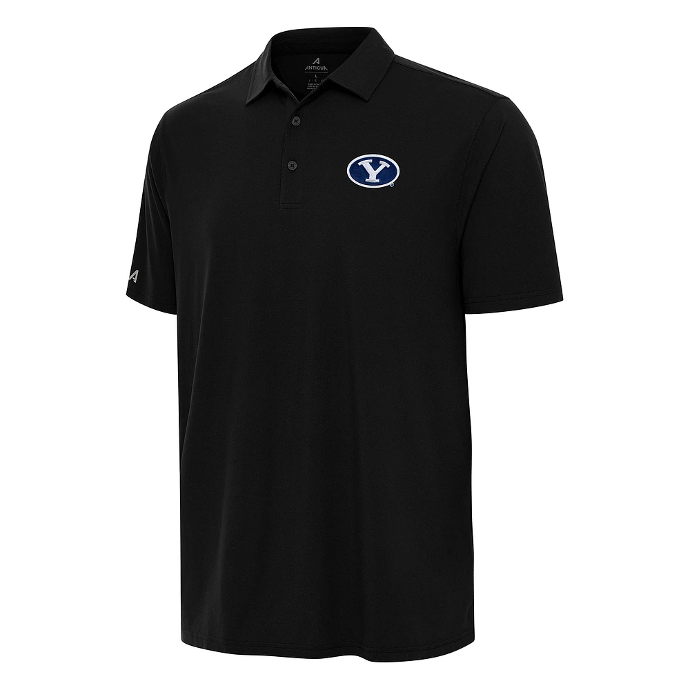 Men's Antigua Black/ BYU Cougars Era Polo