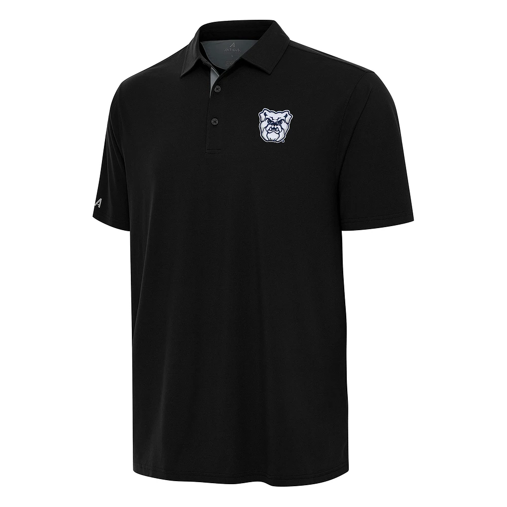 Men's Antigua Black/Gray Butler Bulldogs Era Polo