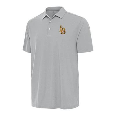 Men's Antigua Gray Cal State Long Beach The Era Polo