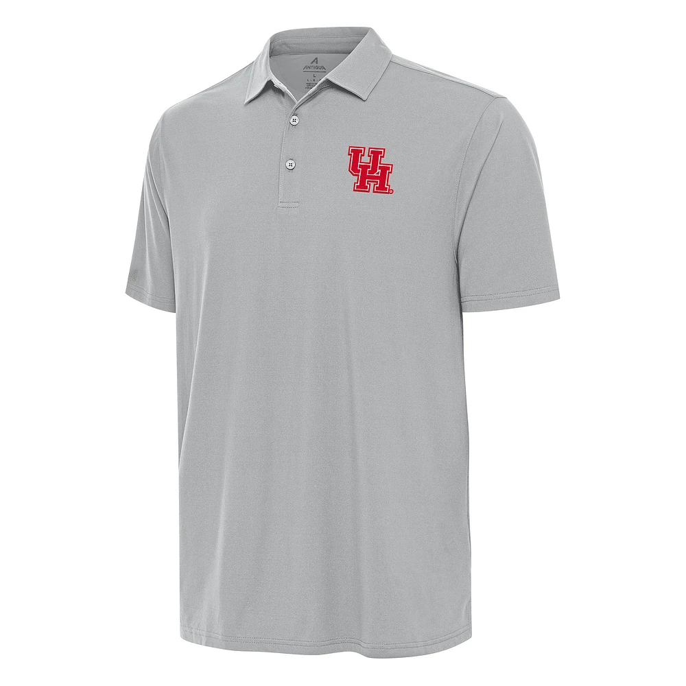 Men's Antigua Gray Houston Cougars Era Polo