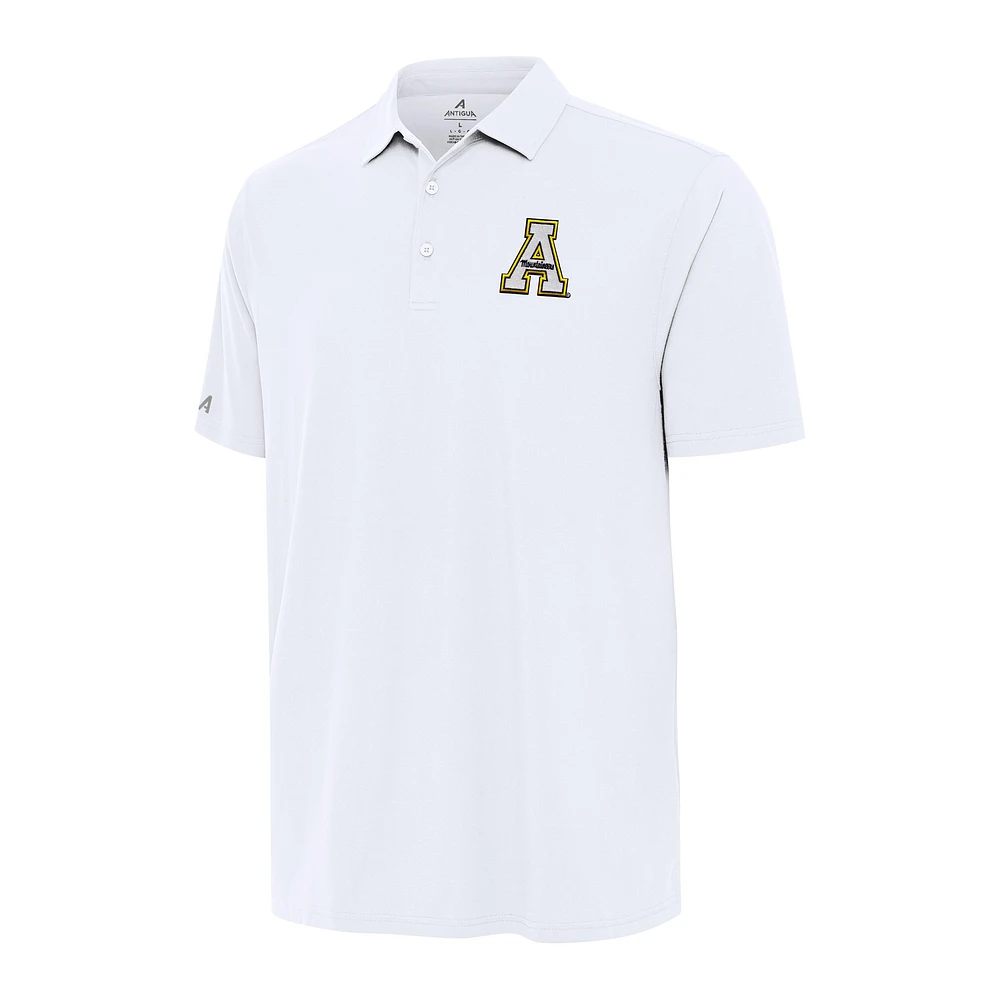 Men's Antigua White Appalachian State Mountaineers Era Polo