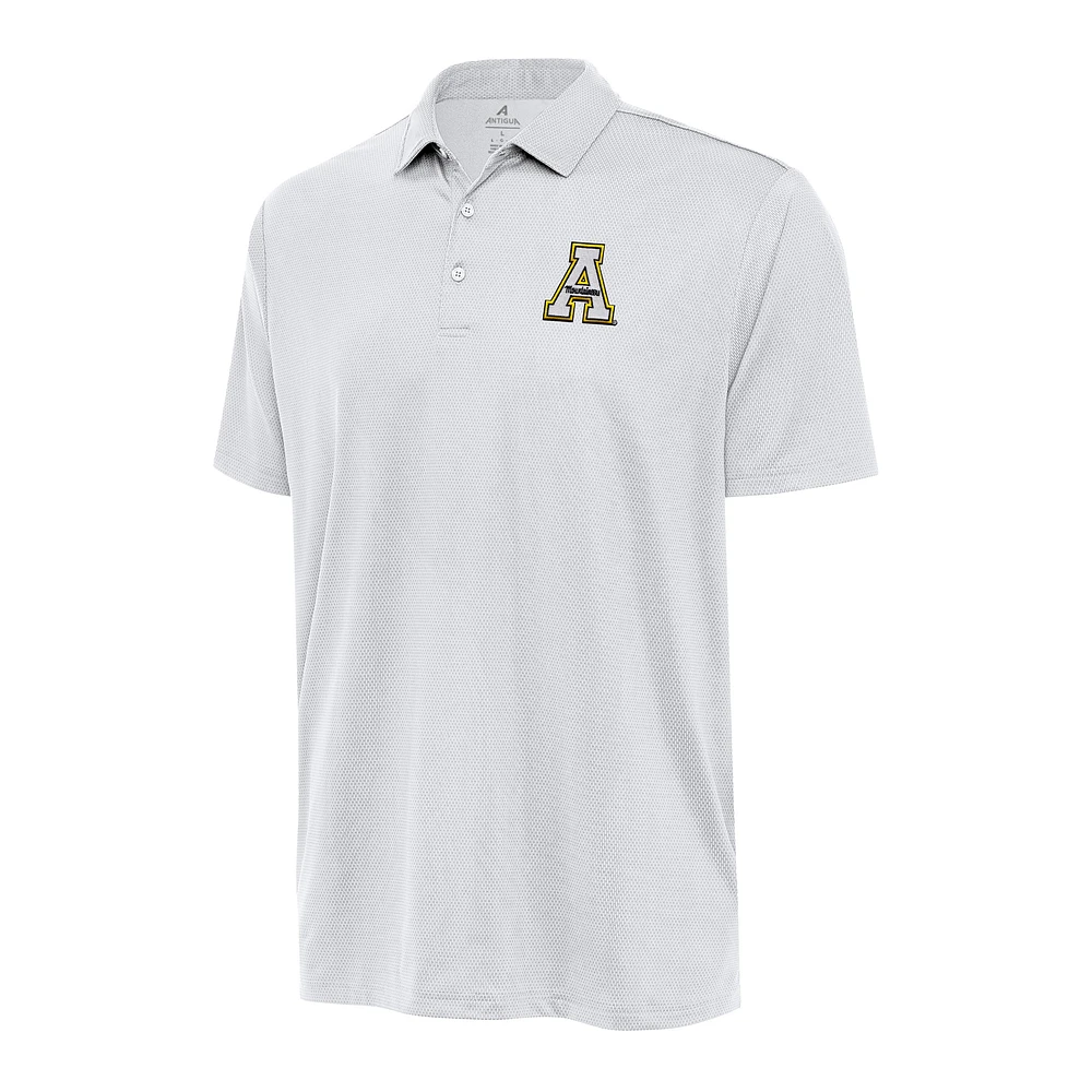Men's Antigua White Appalachian State Mountaineers Ellipse Polo