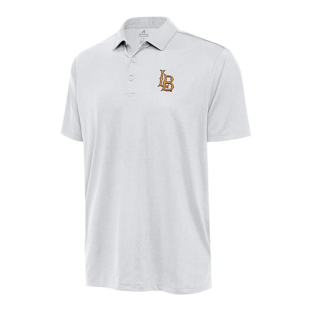 Men's Antigua White Cal State Long Beach The Ellipse Polo