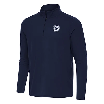 Men's Antigua Navy Butler Bulldogs Intent Quarter-Zip Top