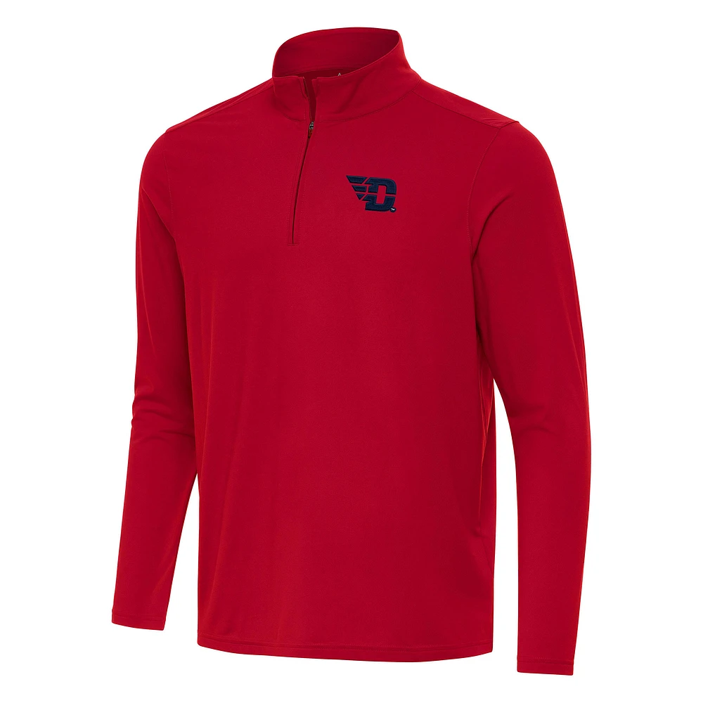 Men's Antigua Dayton Flyers Intent Quarter-Zip Top