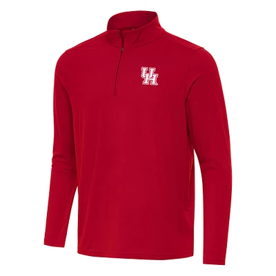 Men's Antigua Houston Cougars Intent Quarter-Zip Top