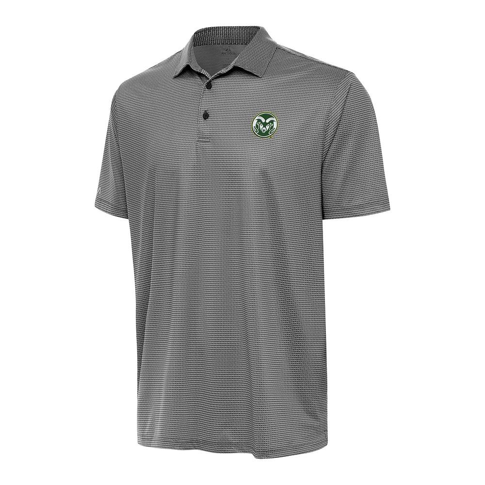 Men's Antigua /White Colorado State Rams Rings Polo