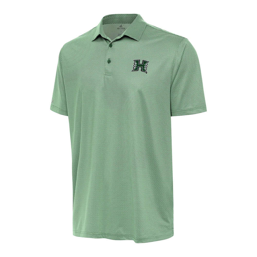 Men's Antigua /White Hawaii Rainbow Warriors Rings Polo