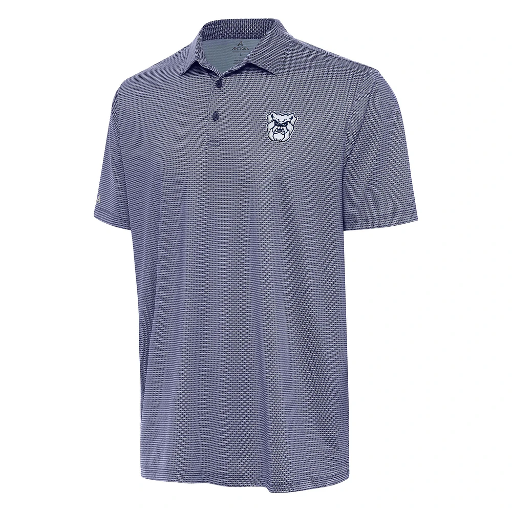 Men's Antigua Navy/White Butler Bulldogs Rings Polo