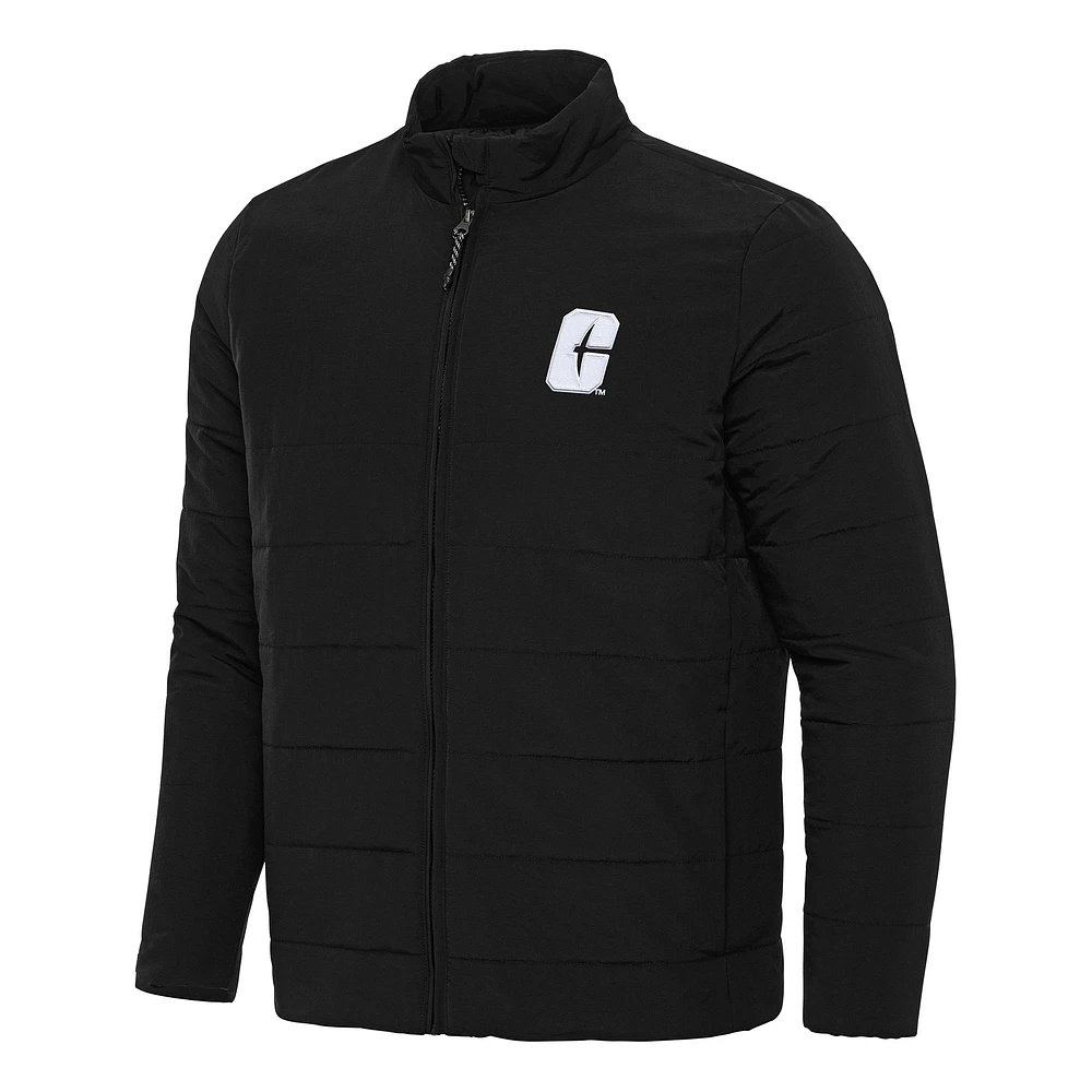 Men's Antigua Charlotte 49ers Swelter Full-Zip Puffer Jacket