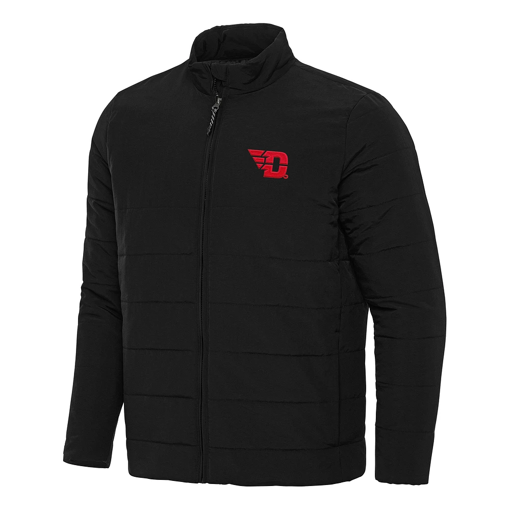 Men's Antigua Dayton Flyers Swelter Full-Zip Puffer Jacket