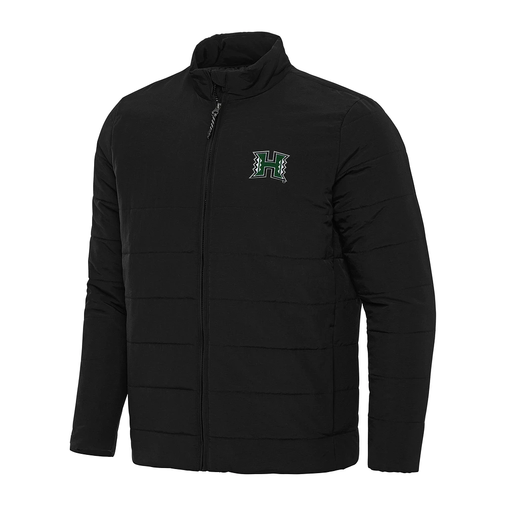 Men's Antigua Hawaii Rainbow Warriors Swelter Full-Zip Puffer Jacket