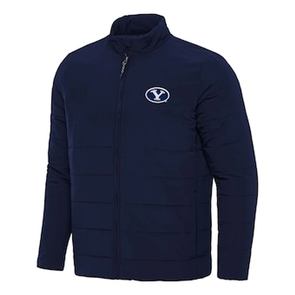 Men's Antigua Navy BYU Cougars Swelter Full-Zip Puffer Jacket
