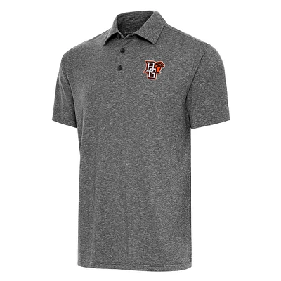Men's Antigua Heather Bowling Green St. Falcons Big & Tall Par 3 Polo