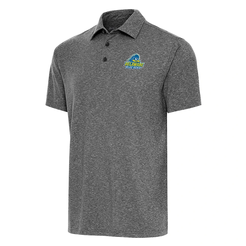 Men's Antigua Heather Delaware Fightin' Blue Hens Big & Tall Par 3 Polo