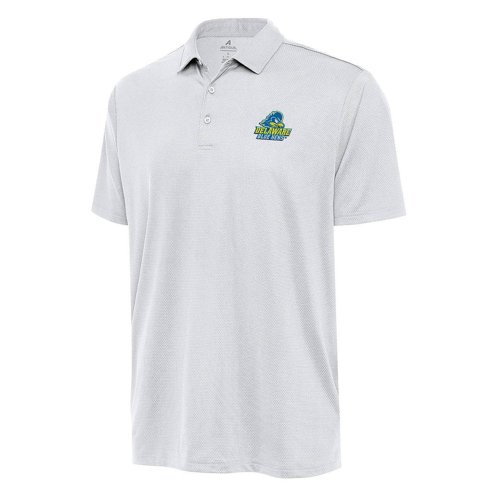 Men's Antigua White Delaware Fightin' Blue Hens Big & Tall Ellipse Polo