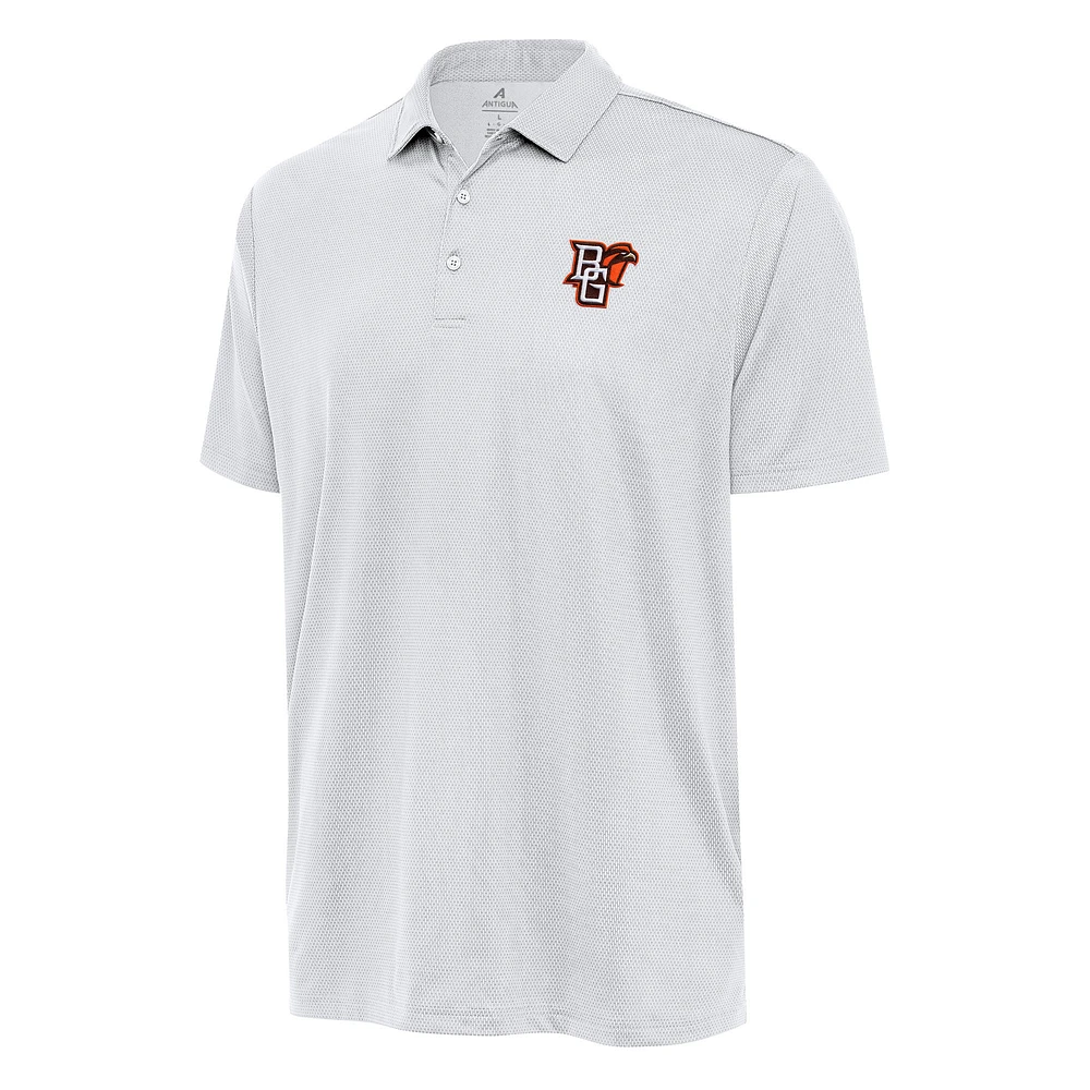 Men's Antigua White Bowling Green St. Falcons Big & Tall Ellipse Polo