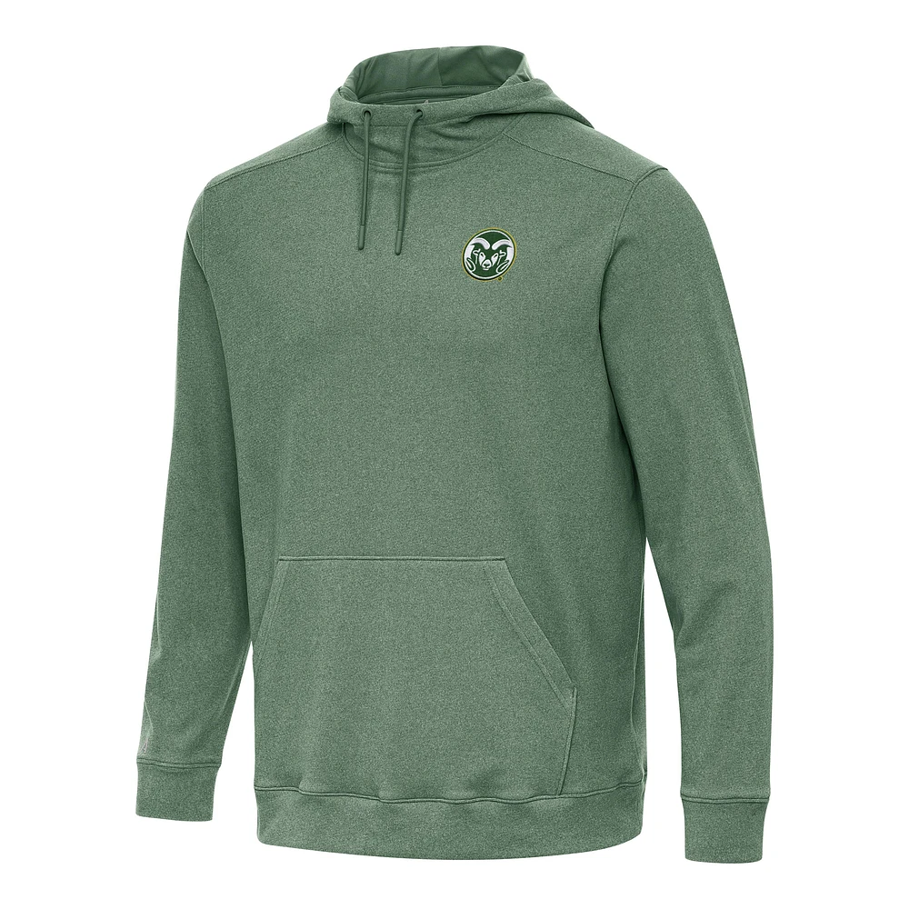 Men's Antigua Green Colorado State Rams Cloud Pullover Hoodie