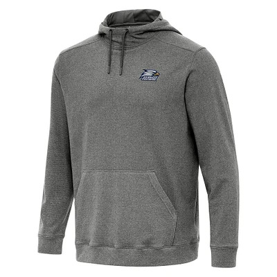 Men's Antigua Heather Charcoal Georgia Southern Eagles Cloud Pullover Hoodie