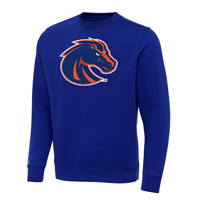 Men's Antigua Royal Boise State Broncos Big & Tall Victory Pullover Sweatshirt
