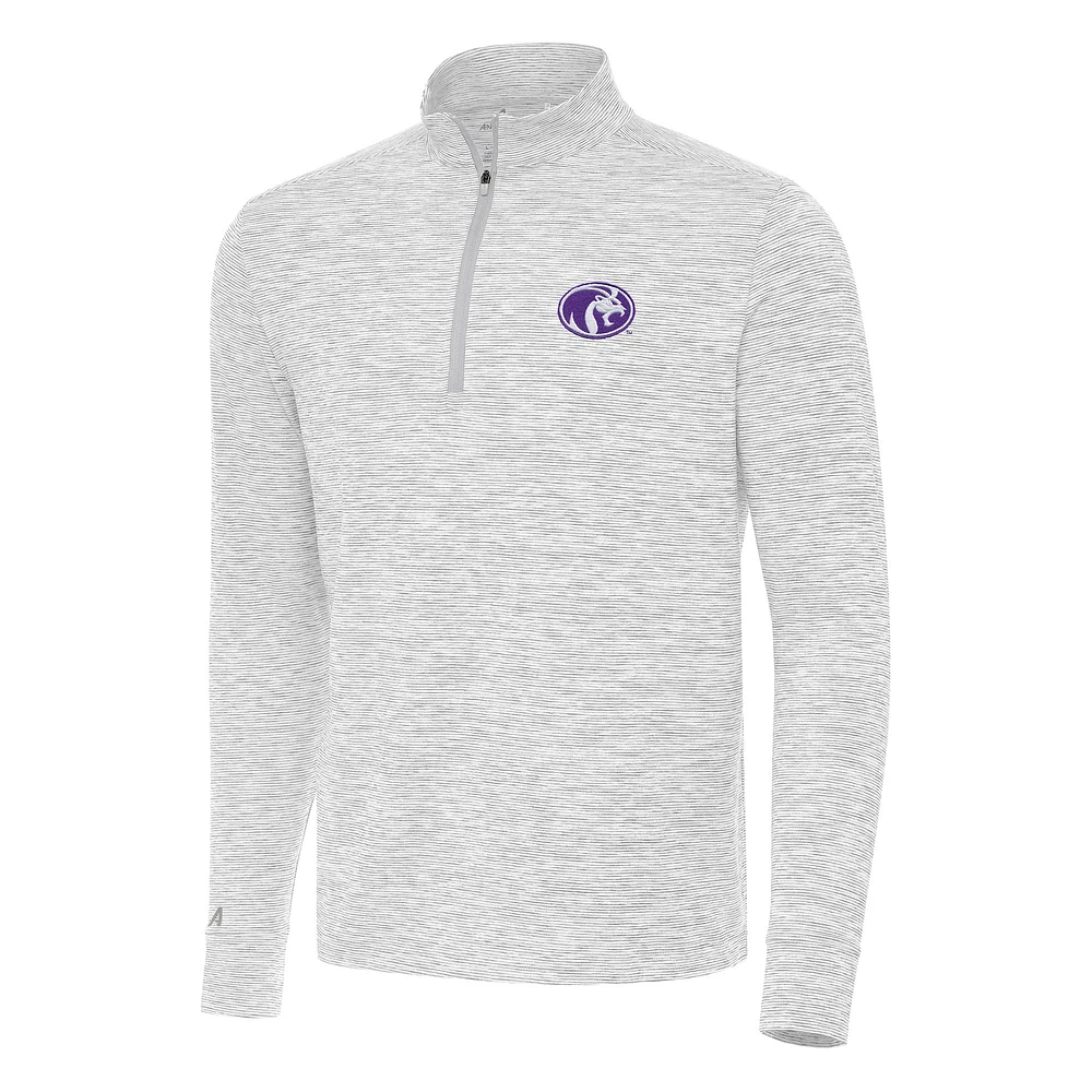 Men's Antigua Gray North Alabama Lions Cause Quarter-Zip Top