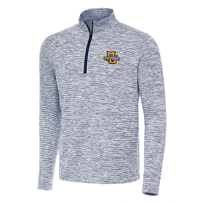 Men's Antigua Navy Marquette Golden Eagles Cause Quarter-Zip Top