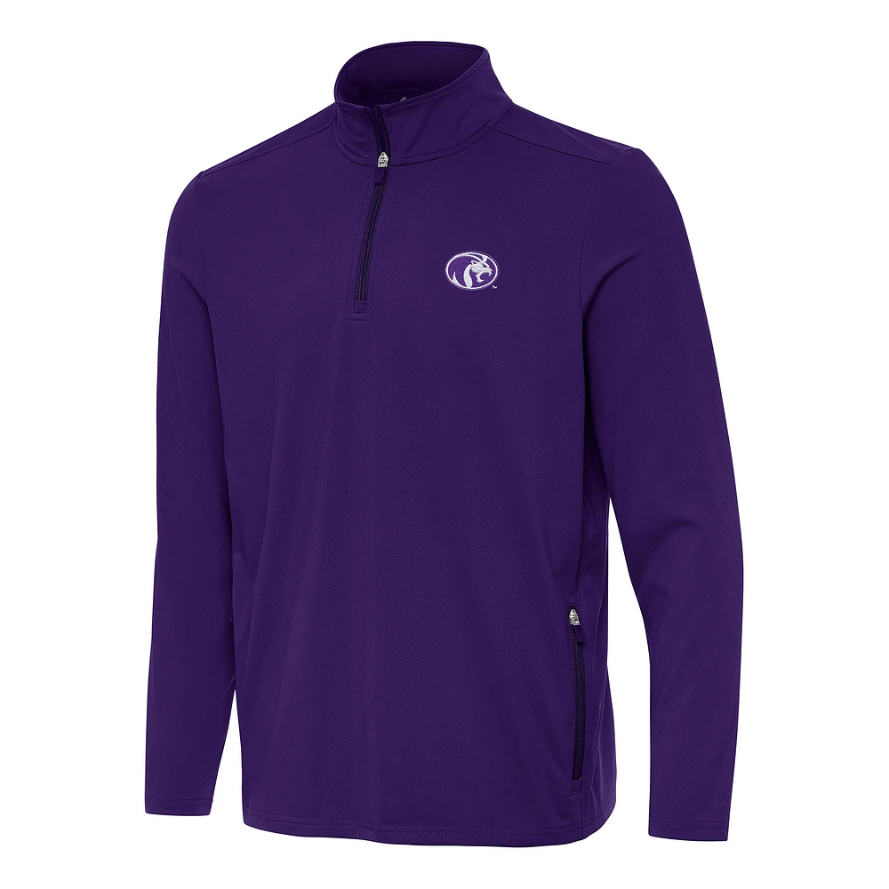 Men's Antigua North Alabama Lions Perilous Quarter-Zip Sweatshirt