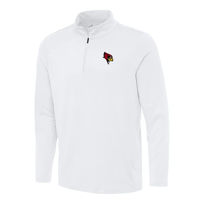 Men's Antigua Illinois State Redbirds Reprocess Quarter-Zip Top