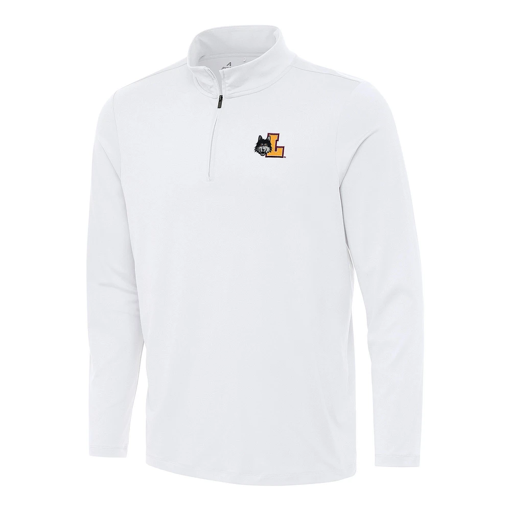 Men's Antigua Loyola Chicago Ramblers Reprocess Quarter-Zip Top